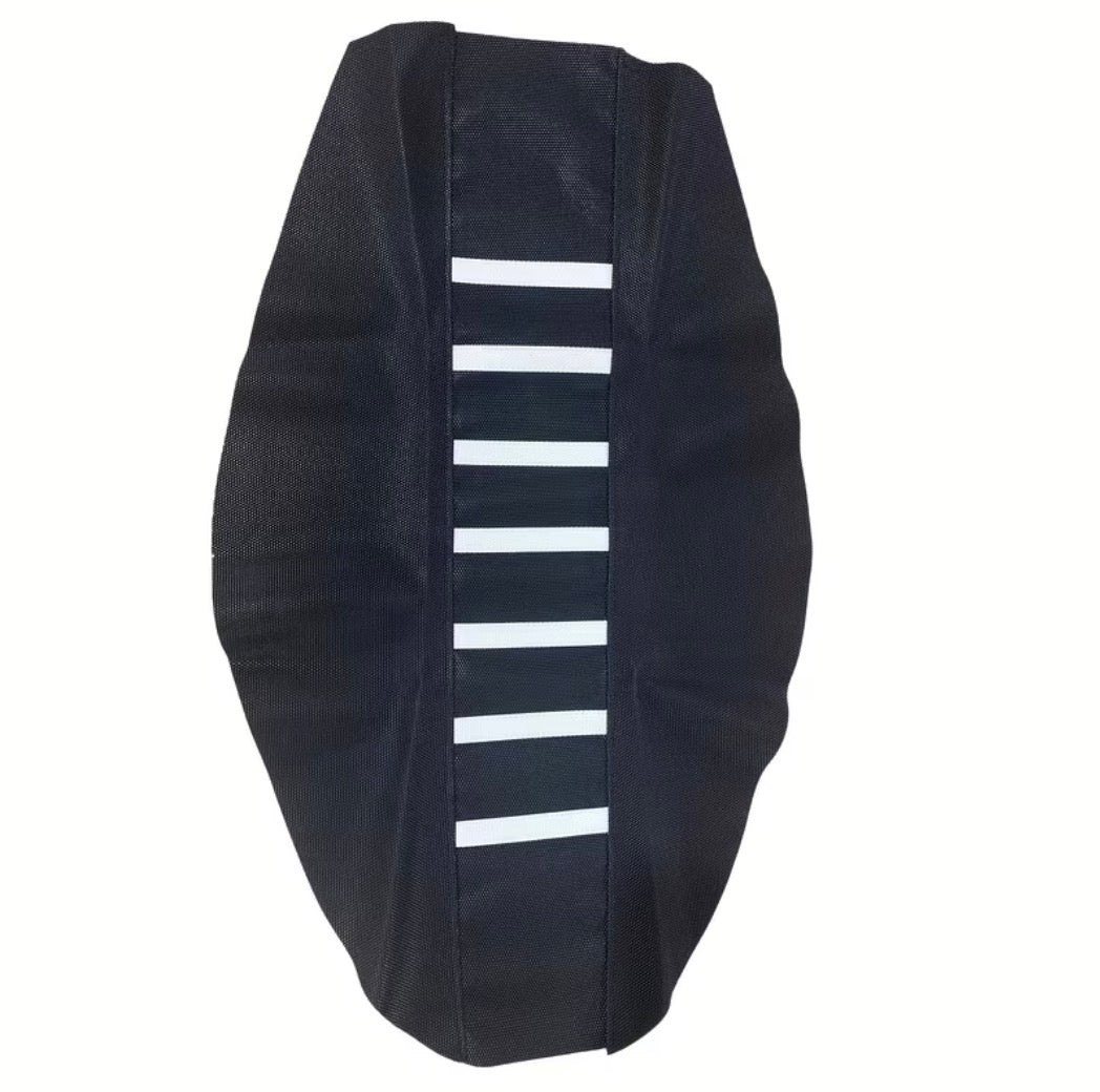 Seat cover white stripes