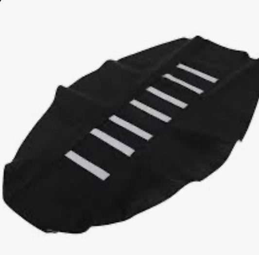 Seat cover white stripes
